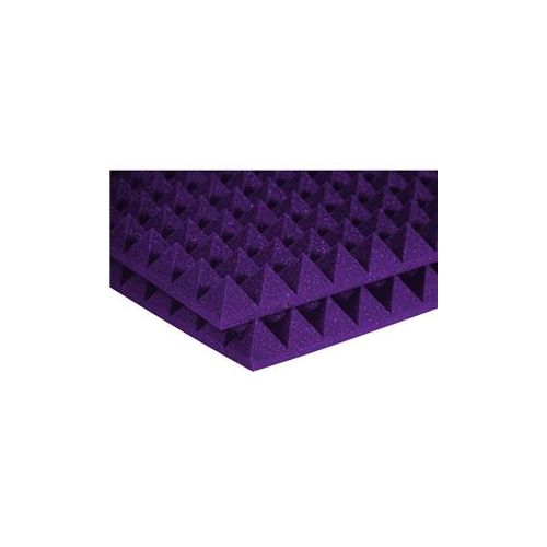  Adorama Auralex 2x24x24 Studiofoam Pyramid Absorption Panels, 12 Pieces, Purple 2PYR22PUR_HP