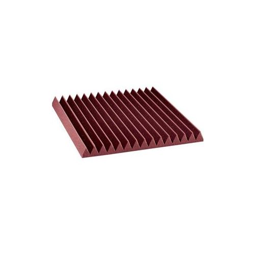  Adorama Auralex 2x24x24 Studiofoam Wedge Absorption Panels, 12 Pieces, Burgundy 2SF22BUR_HP