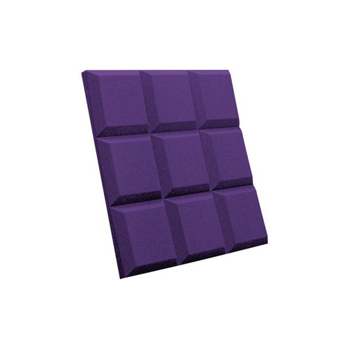  Adorama Auralex 2x24x24 SonoFlat Grid Sound Absorption Panel, 16-Pack, Purple SGRID22PUR