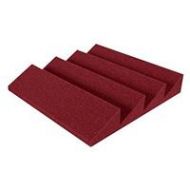 Adorama Auralex DST-114 2x12x12 Four-Ridge Acoustic Foam Panel, 24 Pieces, Burgundy DST114BUR24