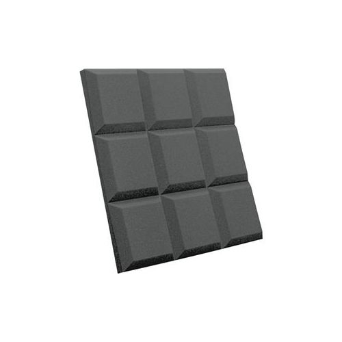  Adorama Auralex 2x24x24 SonoFlat Grid Sound Absorption Panel, 16-Pack, Charcoal SGRID22CHA