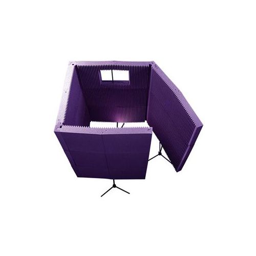  Adorama Auralex MAX-Wall 1141VB Recording Vocal Booth Kit, Purple MAX1141PUR