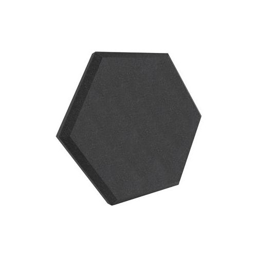  Adorama Ultimate Acoustics HX-24CH 24 Hexagonal Wall Panel, Class B, Pair, Charcoal 17826