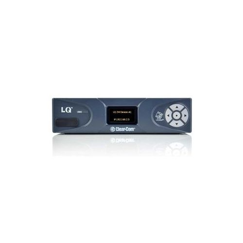  Adorama Clear-Com LQ-2W2 1/2 Rack Unit 2-Channel Partyline IP Communications Interface LQ-2W2