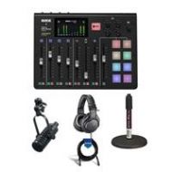 Adorama Rode Microphones RODECaster Pro Integrated Podcast Production Console W/ACC KIT RODECASTER PRO D