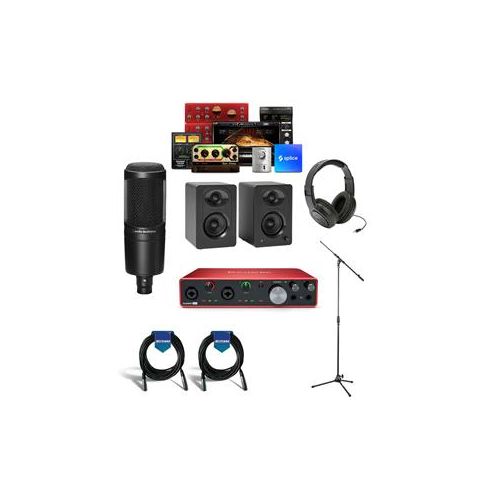  Adorama Focusrite Scarlett 8i6 3rd Generation USB Interface - With Microphone Bundle SCARLETT-816-3G A