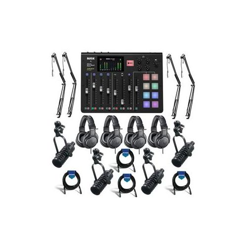  Adorama Rode Microphones RODECaster Pro Integrated Podcast Production Console W/ACC KIT RODECASTER PRO E