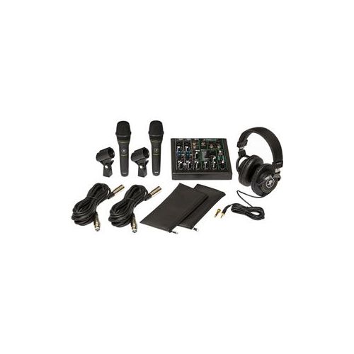  Adorama Mackie Performer Bundle w/ ProFX6v3 Effects Mixer, 2 Dynamic Mics & Headphones PERFORMER BUNDLE