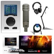 Adorama RME Babyface Pro FS - Electro Voice RE20 - Broadcast Arm - Headphones - 20XLR BABYFACE PRO FS K4