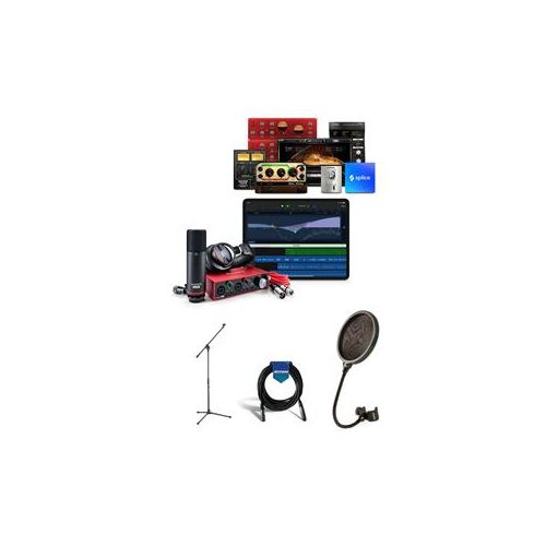  Adorama Focusrite Scarlett 2i2 Studio 3rd Generation USB Interface With Accessory Bundle SCARLETT-212-STU-3G A