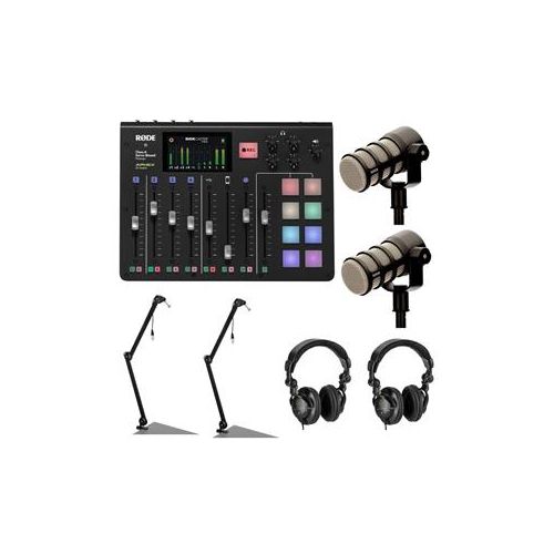  Adorama Rode Microphones RODECaster Pro Integrated Podcast Production - Essentials Kit RODECASTER PRO K1