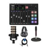 Adorama Rode Microphones RODECaster Pro Integrated Podcast Production Console W/ACC KIT RODECASTER PRO F