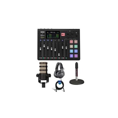  Adorama Rode Microphones RODECaster Pro Integrated Podcast Production Console W/ACC KIT RODECASTER PRO F