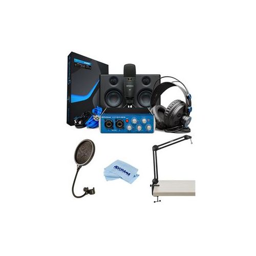  Adorama PreSonus AudioBox Studio Ultimate Deluxe Hardware/Software Recording Bundle AUDIOBOX 96 STDIO ULTIMAA