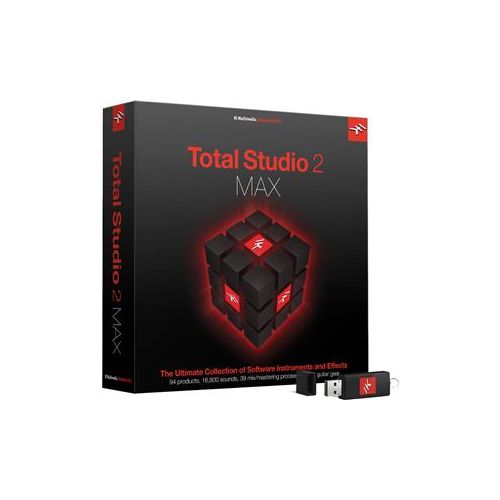  Adorama IK Multimedia Total Studio 2 MAX Software Bundle, Crossgrade, USB Drive/Boxed IK-TBMAX2-CCD-IN