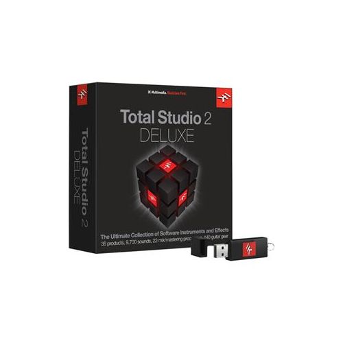  Adorama IK Multimedia Total Studio 2 Deluxe Software, Full Version, USB Drive/Boxed IK-TB2DEL-HCD-IN