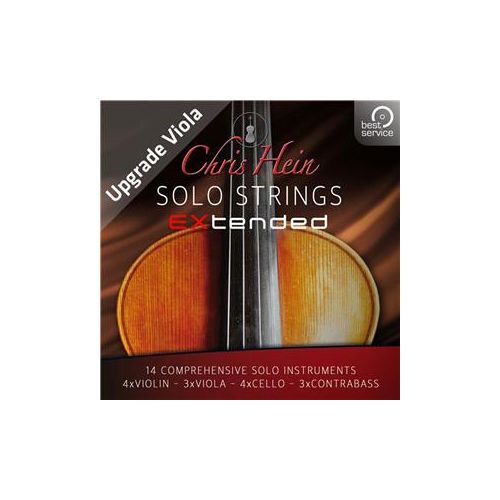  Adorama Best Service Chris Hein Solo Strings Complete Upgrade Viola, Download 1133-72