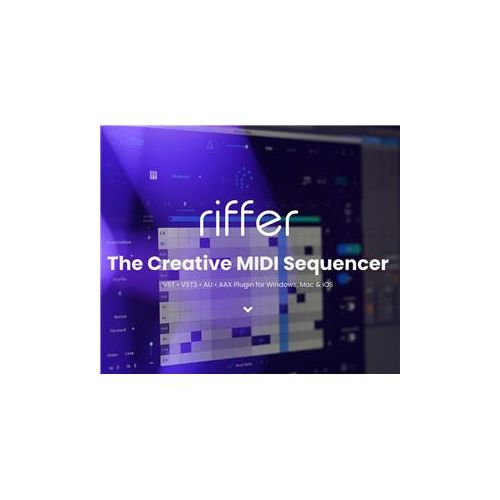  Adorama VST AU Plugin Riffer - The Creative MIDI Sequencer for Windows, Mac & iOS 1161-32