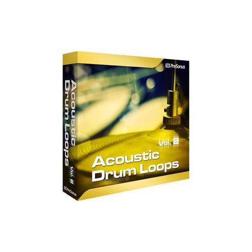  Adorama PreSonus Acoustic Drum Loops Volume 2 - Stereo Library Software, Download ACOUSTIC DRUM LOOPS VOL.