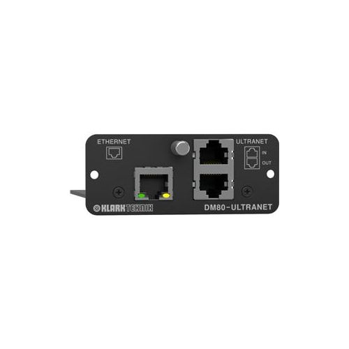  Adorama Klark Teknik DM80-ULTRANET Ultranet Expansion Module, Ethernet Connectivity DM80ULTRANET