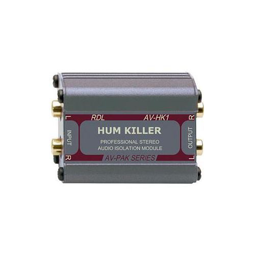  Adorama RDL AV-HK1 HUM KILLER Stereo Audio Isolation Transformer AV-HK1