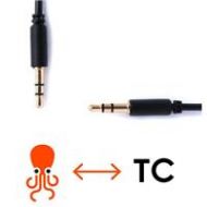 Adorama Tentacle Sync Tentacle to Tentacle Adapter Cable with 3.5mm Mini Jacks C07