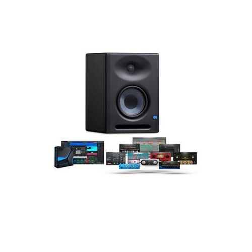  Adorama PreSonus Eris E5 XT 2-Way 5.25 Near Field Active Studio Monitor, EBM Waveguide ERIS E5 XT