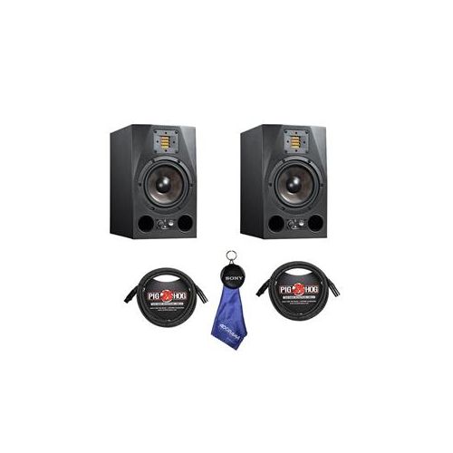  Adorama Adam Audio 2x A7X 7 150W 2-Way Active Nearfield Monitor W/2x 15 8mm XLR Cable A7X A