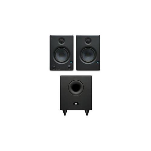  Adorama PreSonus Eris E4.5 HD 2-Way 4.5 Monitors With PreSonus Temblor T8 8 Subwoofer ERIS E4.5 B