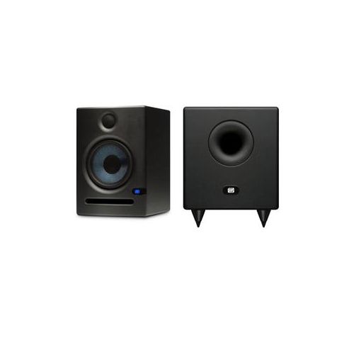  Adorama PreSonus Eris E5 Two-Way Active 5.25 Studio Monitor, W/Temblor T8 8 Subwoofer ERIS E5 A