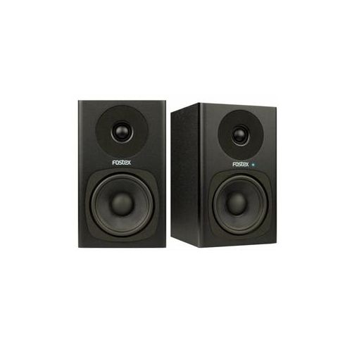  Adorama Fostex PM0.4c 2-Way Personal Active Studio Monitor with 4 Woofer, Pair, Black PM04C-B