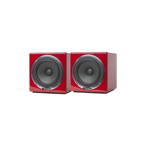  Adorama Avantone Pro Active MixCube Powered 60W Mini Reference Stereo Monitor, Red, Pair ARED