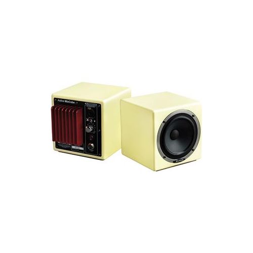  Adorama Avantone Pro Active MixCube Powered Mini Reference Monitor, Single, Retro-Cream AM