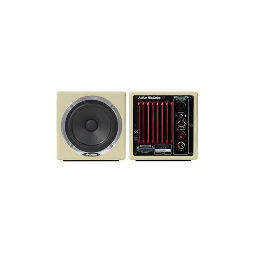  Adorama Avantone Pro Active MixCube Powered Mini Reference Monitor, Pair, Retro-Cream A