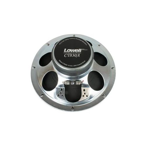  Adorama Lowell Manufacturing CT830A 8 20W Speaker Coaxial Driver, 12 oz Magnet CT830A