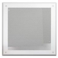 Adorama Lowell Manufacturing FW-12 Screw-Mount Grille, 12 Speaker, 15.25 Square, White FW-12