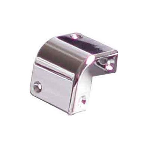  Adorama Audio 2000s ACC590B Plastic Cabinet Corner Plated with Chrome, Right Angle ACC590B