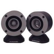 Adorama Pyramid 3.75 300 Watt Aluminum Bullet Horn Tweeter Pair with Swivel Housing TW28