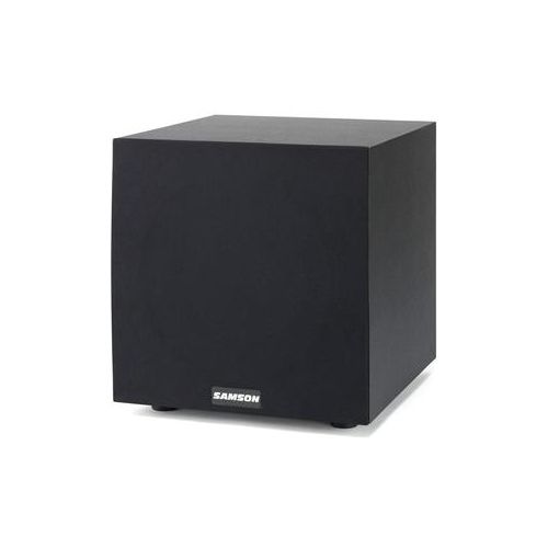  Adorama Samson 10 Media One 10S Active Studio Subwoofer, Single SAM10S