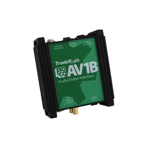  Pro Co Sound AV1B Audio-Visual Passive Interface Box AV1B - Adorama