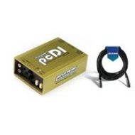 Adorama Whirlwind pcDI Stereo Direct Box with RCA and 20 Heavy Duty 7mm XLR Mic Cable PCDI B