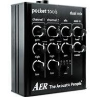 Adorama AER Dual-Mix 2-Channel Pre-Amp/ Mixer for Mic, Instrument and Line-Level Signal DUAL-MIX-2