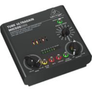 Adorama Behringer TUBE ULTRAGAIN MIC500USB Audiophile Vacuum Tube Preamplifier MIC500USB