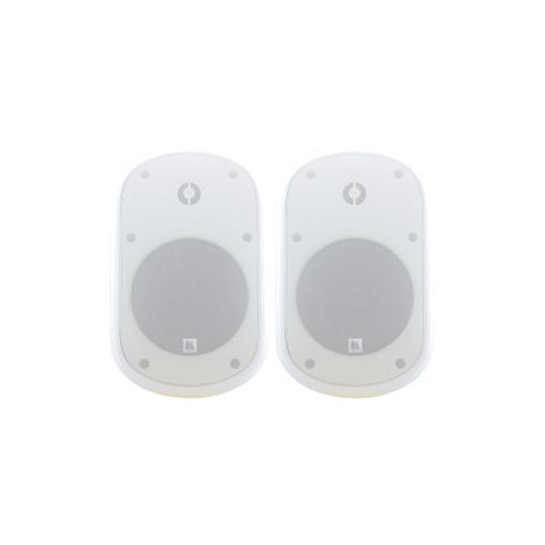  Adorama Kramer Electronics Galil 6-AW 6.5 2-Way On-Wall Outdoor Speakers, White, Pair GALIL-6-AW(PAIR)/WHITE