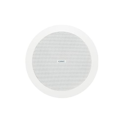  Adorama QSC Acoustic Design 4.5 2-Way Ceiling Loudspeaker, Pair, White AD-C4T-WH