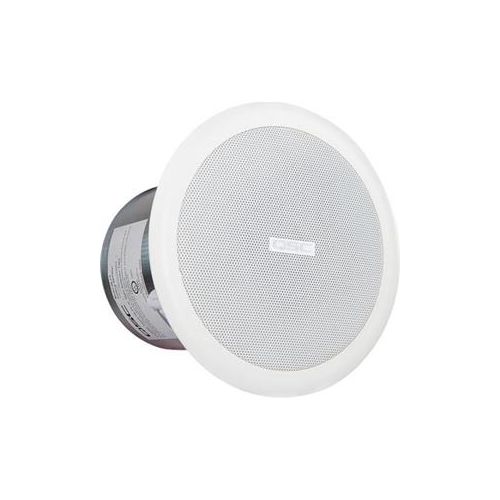  Adorama QSC AcousticCoverage AC-C4T 4 Ceiling-Mount Loudspeaker, Pair, White AC-C4T