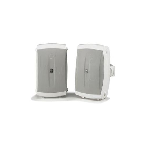  Adorama Yamaha NS-AW150W 5 All-Weather Speaker, Pair, White NSAW150W