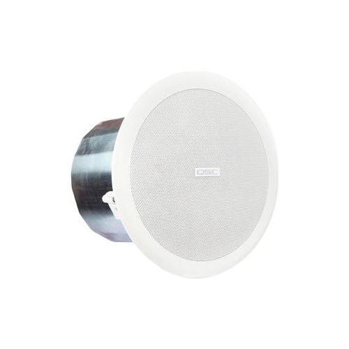  Adorama QSC 6 Two-Way Acoustic Ceiling Mount Loudspeaker with 70/100V Transformer, Pair AC-C6T