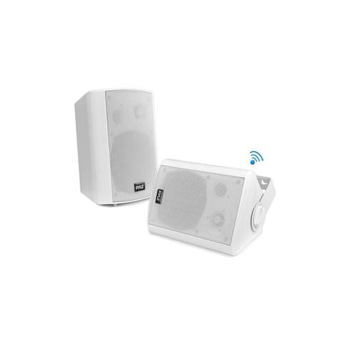  Adorama Pyle PDWR61BT 6.5 Indoor/Outdoor Wall Mount Speakers, 300W Power, White, Pair PDWR61BTWT