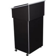 Adorama Oklahoma Sound 22/112 Tabletop Lectern with AV Cart/Lectern Base, Black 22/112-BK